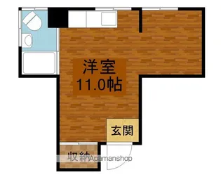 におの浜小堀マンション【3階】の間取り