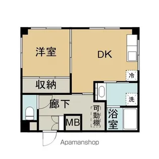 サンブライト塩焼【1階】の間取り