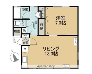 セントポルタ【202号室】の間取り