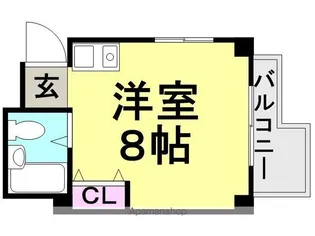 メゾンSAKURA(神田北通)【101号室】の間取り