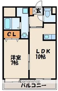 カーサ・アンピオ【6階】の間取り