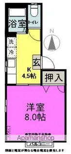 フレグランスエース【102号室】の間取り