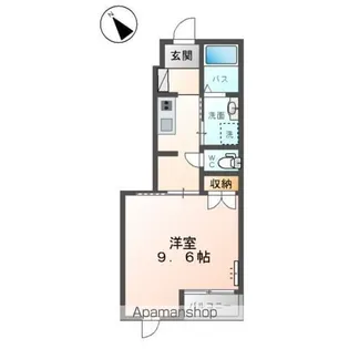 エクセル シャルム【1階】の間取り