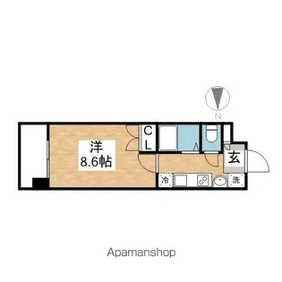 パルティール今池アネックス【12階】の間取り