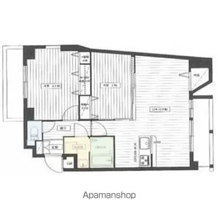 阪神ハイグレードマンション1番館【7階】の間取り