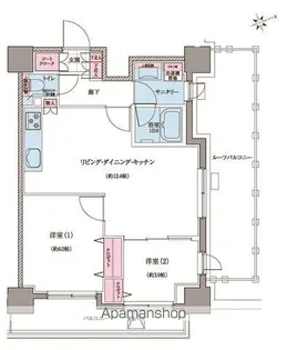 クレヴィアリグゼ世田谷松陰神社前【9階】の間取り