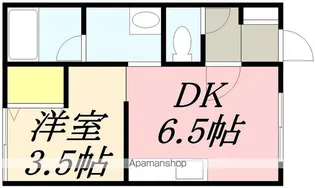 アベニュー【102号室】の間取り