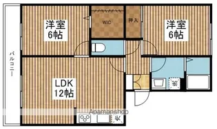 メゾン・ド・フレールA棟【305号室】の間取り