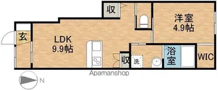 LARK HILLS【1階】の間取り