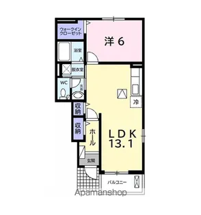 グレイスメゾンC【1階】の間取り