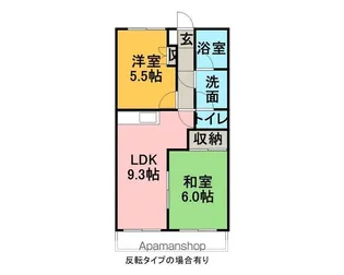 グランドパレス松井【1階】の間取り