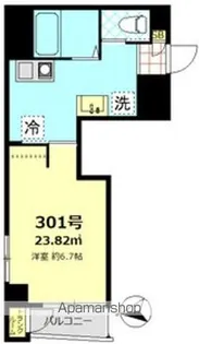ライオンズマンション渋谷【3階】の間取り