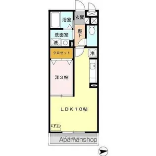 パークレジデンス中央【2階】の間取り