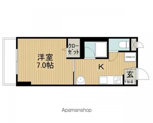 パステルローズ【103号室】の間取り