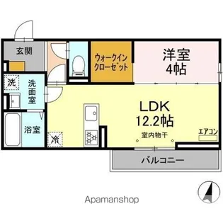 PALAST(パラスト)【3階】の間取り