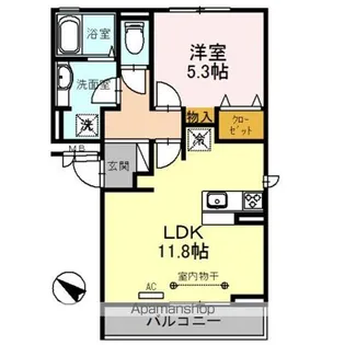 セジュールZENIII C【3階】の間取り