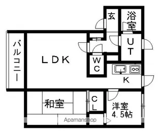 リライブ南沢【101号室】の間取り
