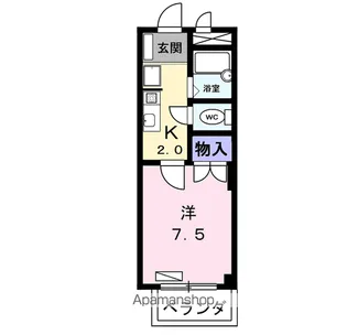 ヴィクトワール【4階】の間取り
