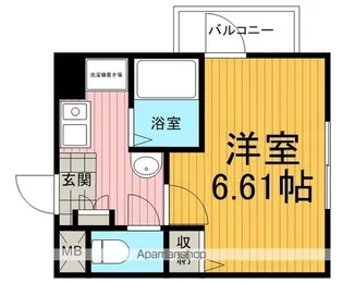 コーポ蛍池東【2階】の間取り
