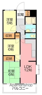 スカイプラザ【1階】の間取り