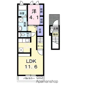 シェーネ【2階】の間取り