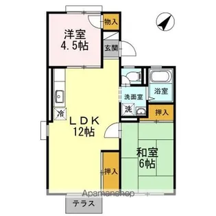 パークハウス【1階】の間取り