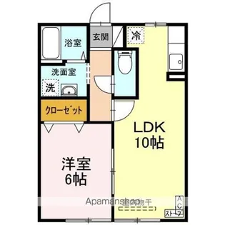 セジュールSE2秀【1階】の間取り