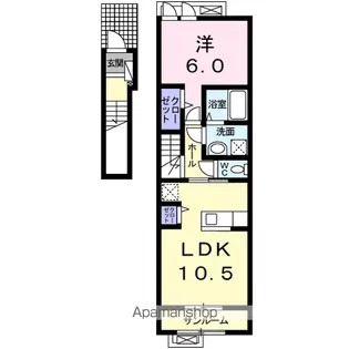 ソシア美春Ⅵ【2階】の間取り