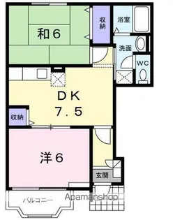 シュクセ・ベージョⅡ【1階】の間取り