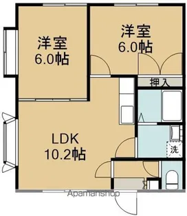 リリーズハウスⅡ【C号室】の間取り
