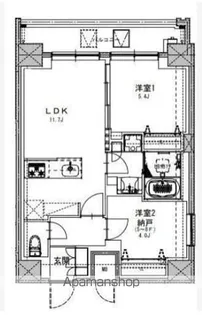 S−RESIDENCE両国SEREA【5階】の間取り