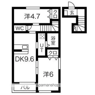 DEAR COURT B (多賀城)【2階】の間取り
