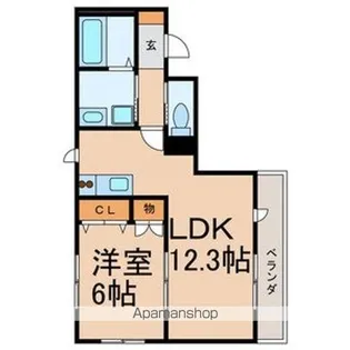 LIBERTY【2階】の間取り