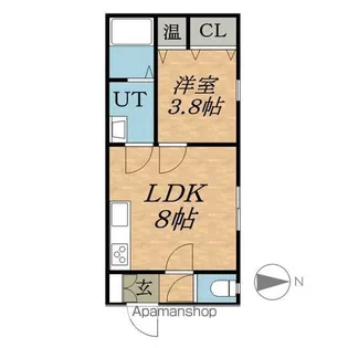 LARIMAR217【1階】の間取り