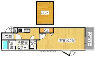 フジパレス初芝イースト【2階】の間取り
