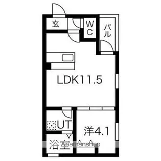 DEVELD八代【2階】の間取り