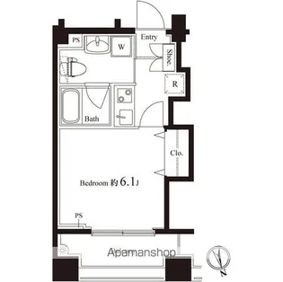 アプレシティ椎名町【8階】の間取り