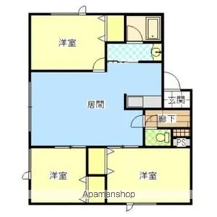 こぶしハイツC【2階】の間取り
