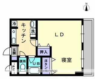 アルカディア西内町【506号室】の間取り