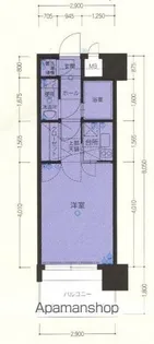 エステートモア天神STUDIO【7階】の間取り