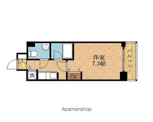 ヴィヴィッド京橋【4階】の間取り