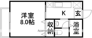 メルベイユ24【2階】の間取り