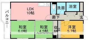 メゾンドSKⅡ【1階】の間取り