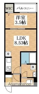 F+style一津屋1号館【3階】の間取り