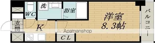 エスリード大阪グランゲート【8階】の間取り
