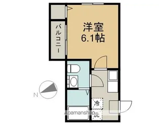 マインハイム枇杷島【1階】の間取り