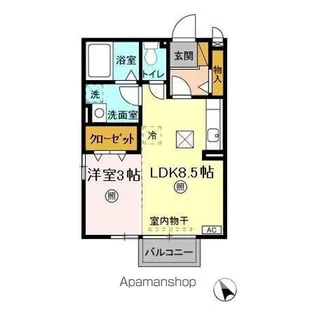 ジュネス港町【1階】の間取り