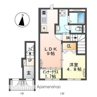 CIEL ETOILE (シエルエトワール)【2階】の間取り