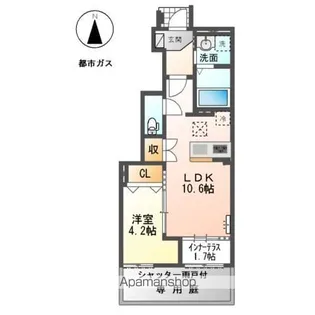 M’Sルミナス【1階】の間取り