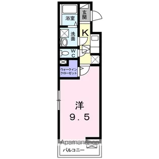 スクエア名東Ⅳ【1階】の間取り